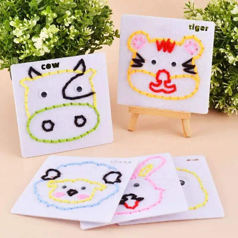 DIY Sewing Kit for Kids Montessori Fine Motor Skills - ToylandEU
