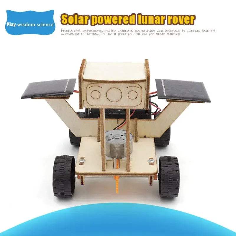 DIY Solar Lunar Rover Model Wooden Puzzle Toy Educational - ToylandEU