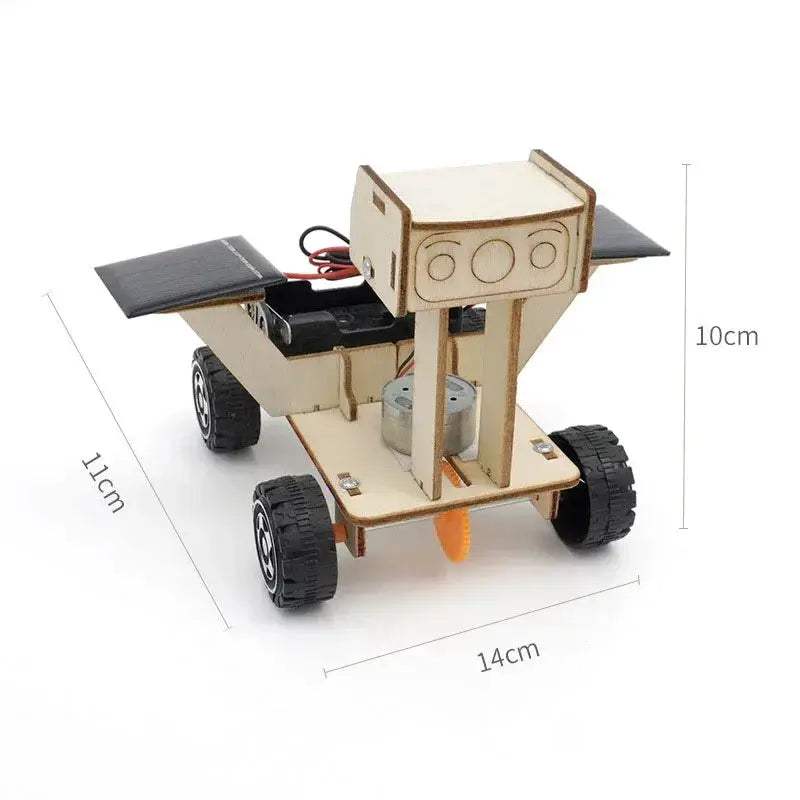 DIY Solar Lunar Rover Model Wooden Puzzle Toy Educational - ToylandEU