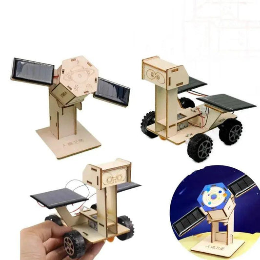  DIY Solar Satellite Educational Wooden Puzzle Kit STEM -  ToylandEU™