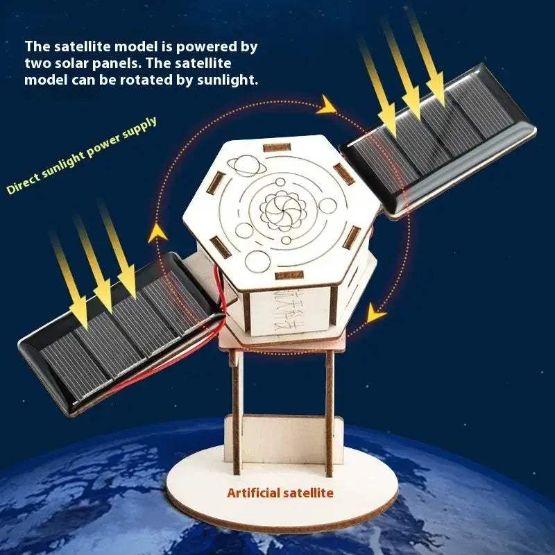 DIY Solar Satellite Kit for Science Education and STEM Learning - ToylandEU