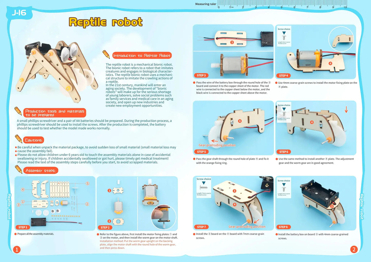 DIY Spider Robot STEM Kit Hands On Learning Educational - ToylandEU