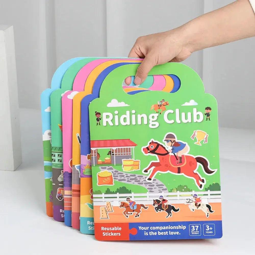  DIY Sticker Book Kids Portable Reusable Activity -  ToylandEU™