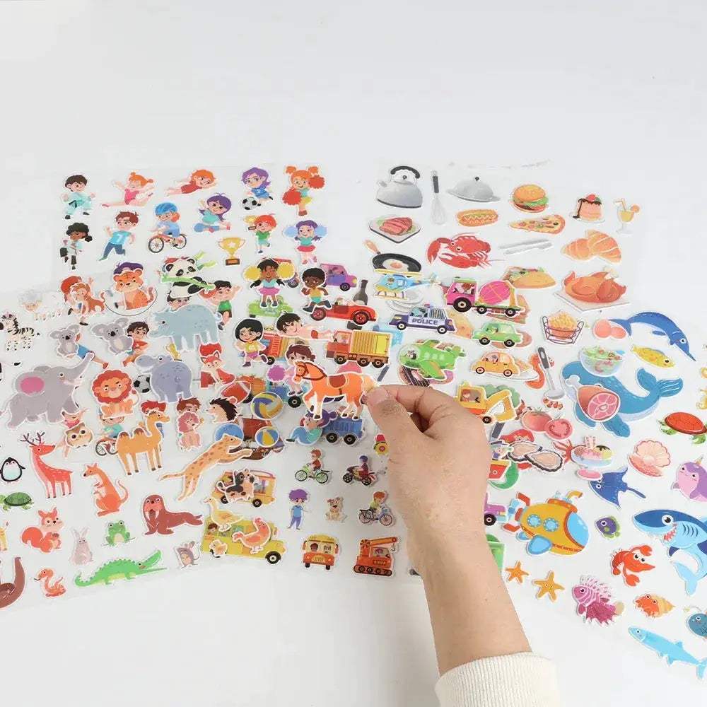 DIY Sticker Book Kids Portable Reusable Quiet Busy Activity - ToylandEU