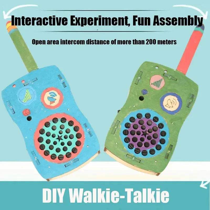 DIY Student Walkie Talkie Kit for Hands On STEM Education - ToylandEU