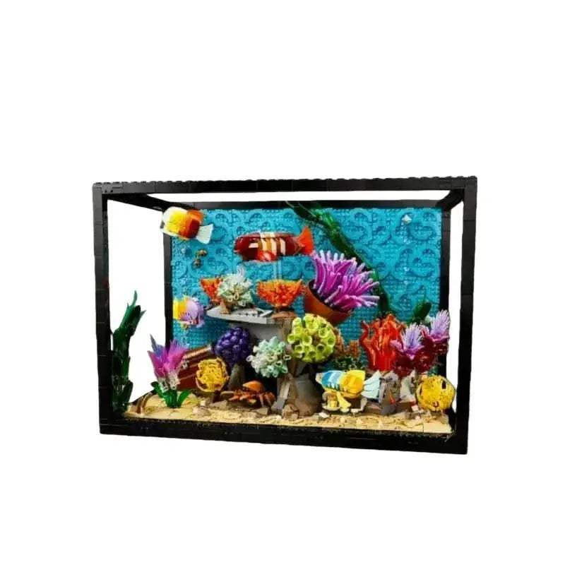 DIY Tropical Aquarium Building Blocks Set For Kids And Adults - ToylandEU