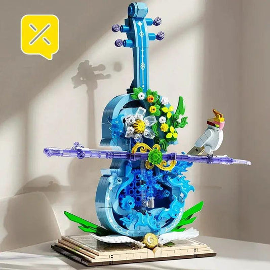  DIY Violin Brick Kit For Creative Musicians Lego Compatible -  ToylandEU™