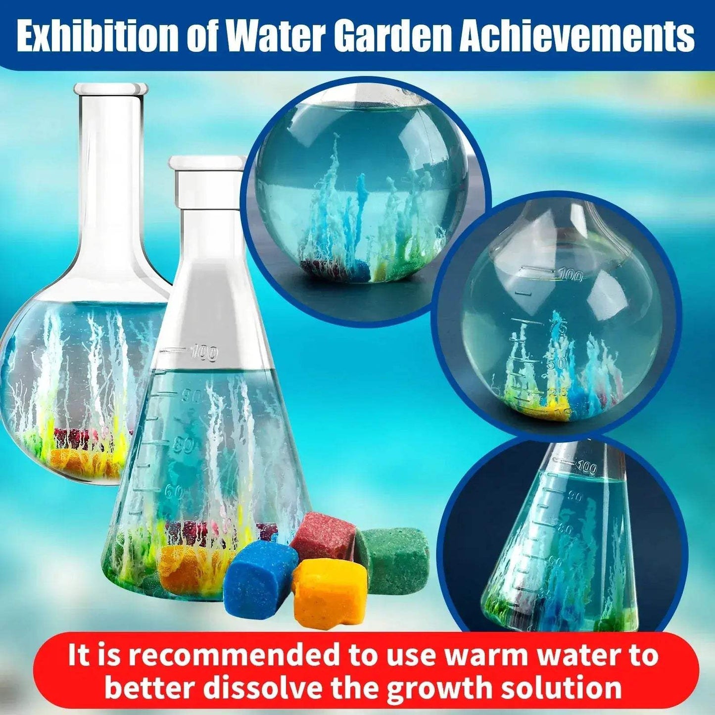 DIY Water Growth Stones Educational Science Toy For Kids Gift - ToylandEU