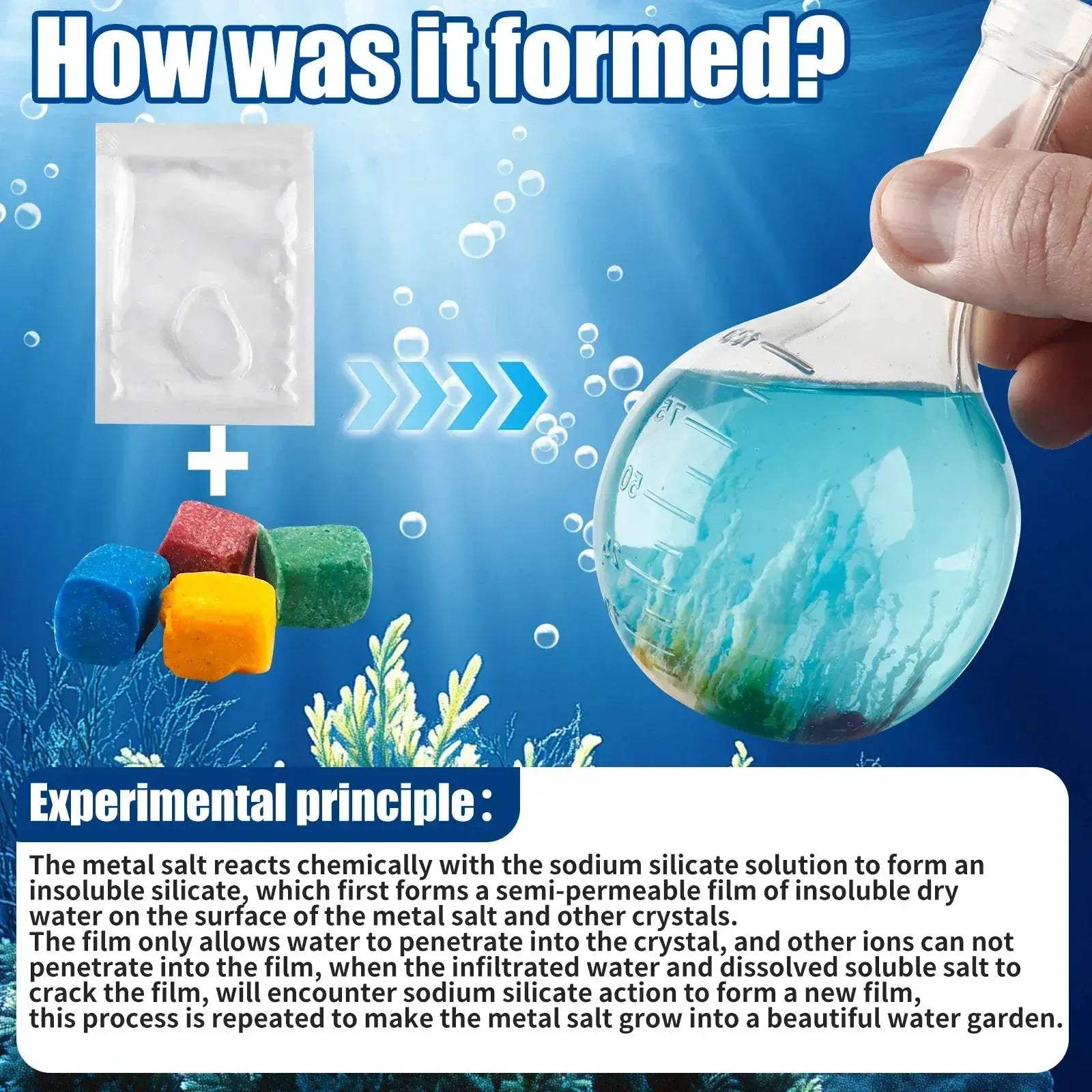 DIY Water Growth Stones Educational Science Toy For Kids Gift - ToylandEU