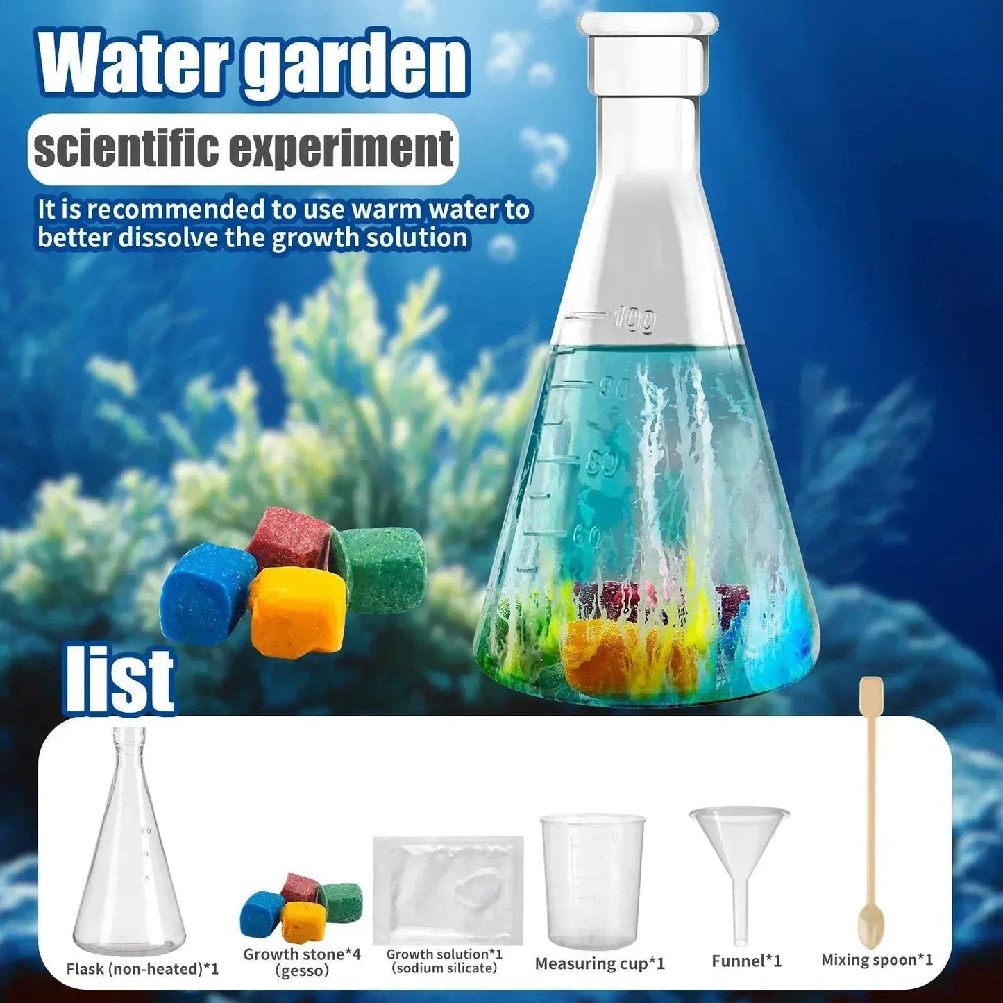 DIY Water Growth Stones Educational Science Toy For Kids Gift - ToylandEU