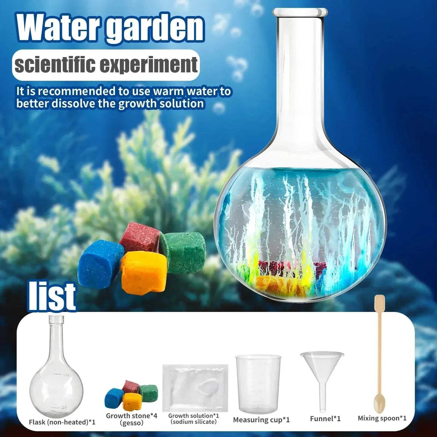 DIY Water Growth Stones Educational Science Toy For Kids Gift - ToylandEU