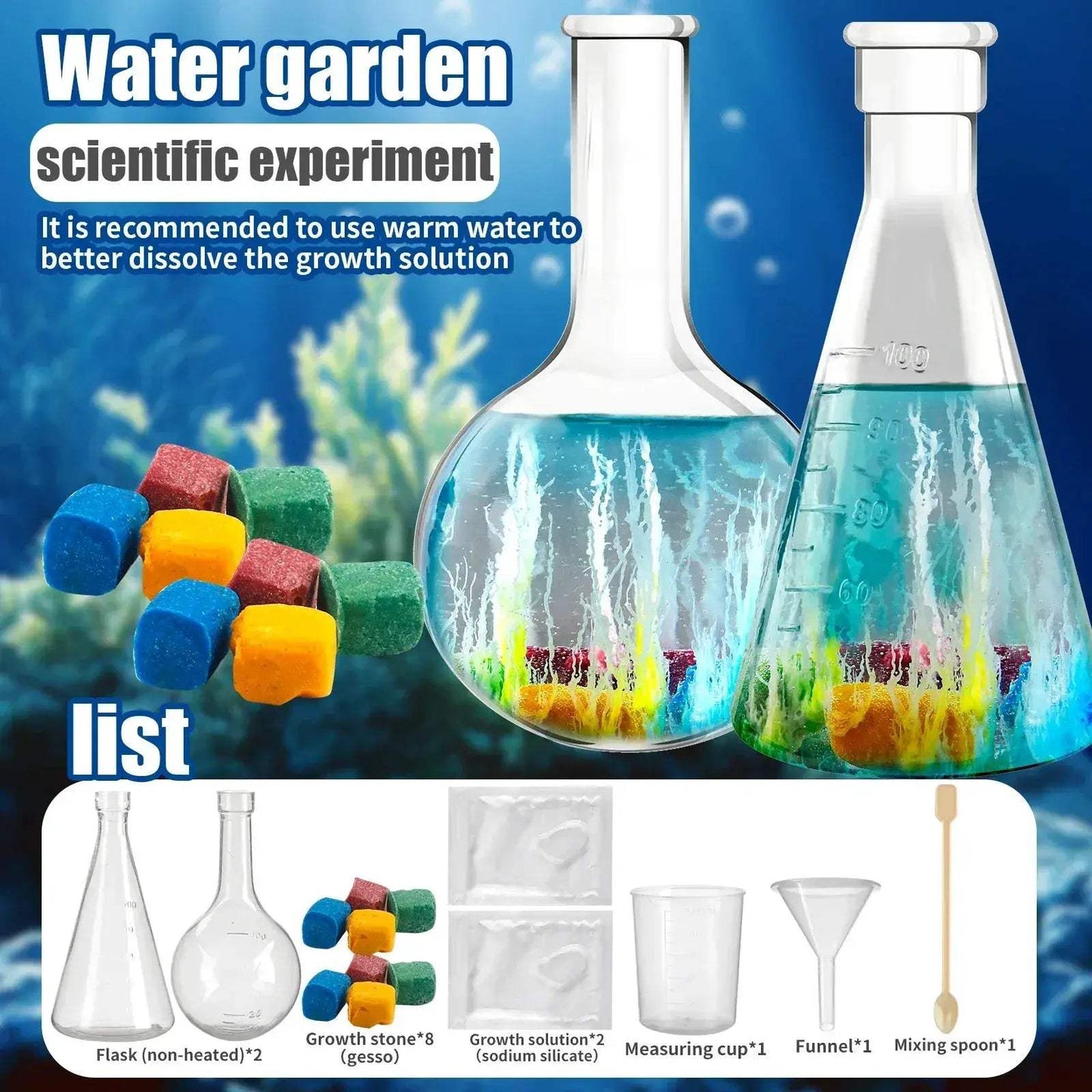 DIY Water Growth Stones Educational Science Toy For Kids Gift - ToylandEU