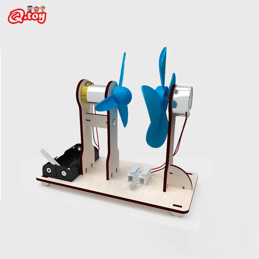 DIY Wind Driven Generator Model STEM Science Toys Educational Learning Kit for Kids - ToylandEU
