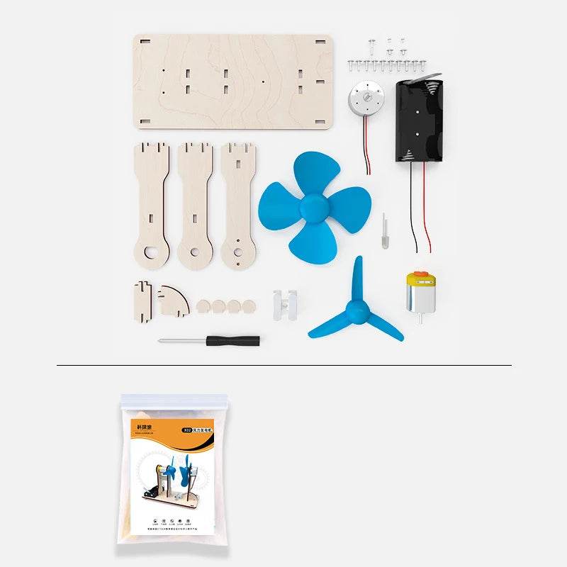 DIY Wind Driven Generator Model STEM Science Toys Educational Learning Kit for Kids - ToylandEU