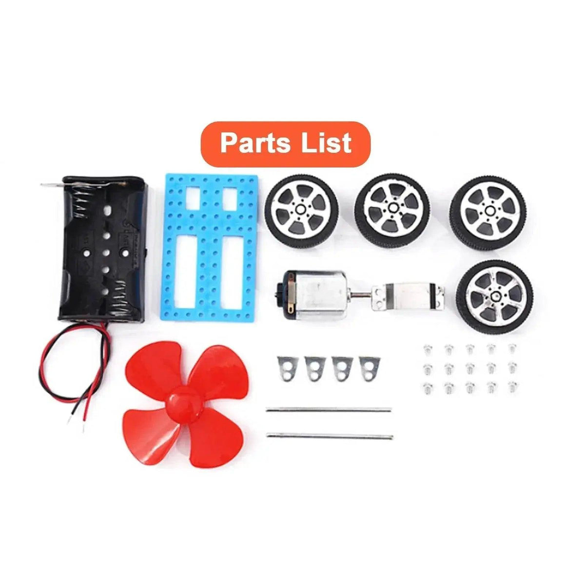  DIY Wind Power Car Assemble Science Model Materials Kits School Projects Teaching Kids Educational Toys Puzzle Equipment Toys -  ToylandEU™