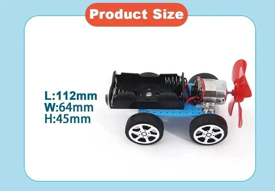  DIY Wind Power Car Assemble Science Model Materials Kits School Projects Teaching Kids Educational Toys Puzzle Equipment Toys -  ToylandEU™