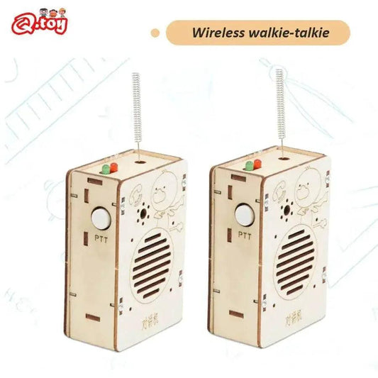 DIY Wireless Walkie-talkie Model Science Toys for Kids Physics Experimental Tool Kit Children Educational Toys School Supply -  ToylandEU™
