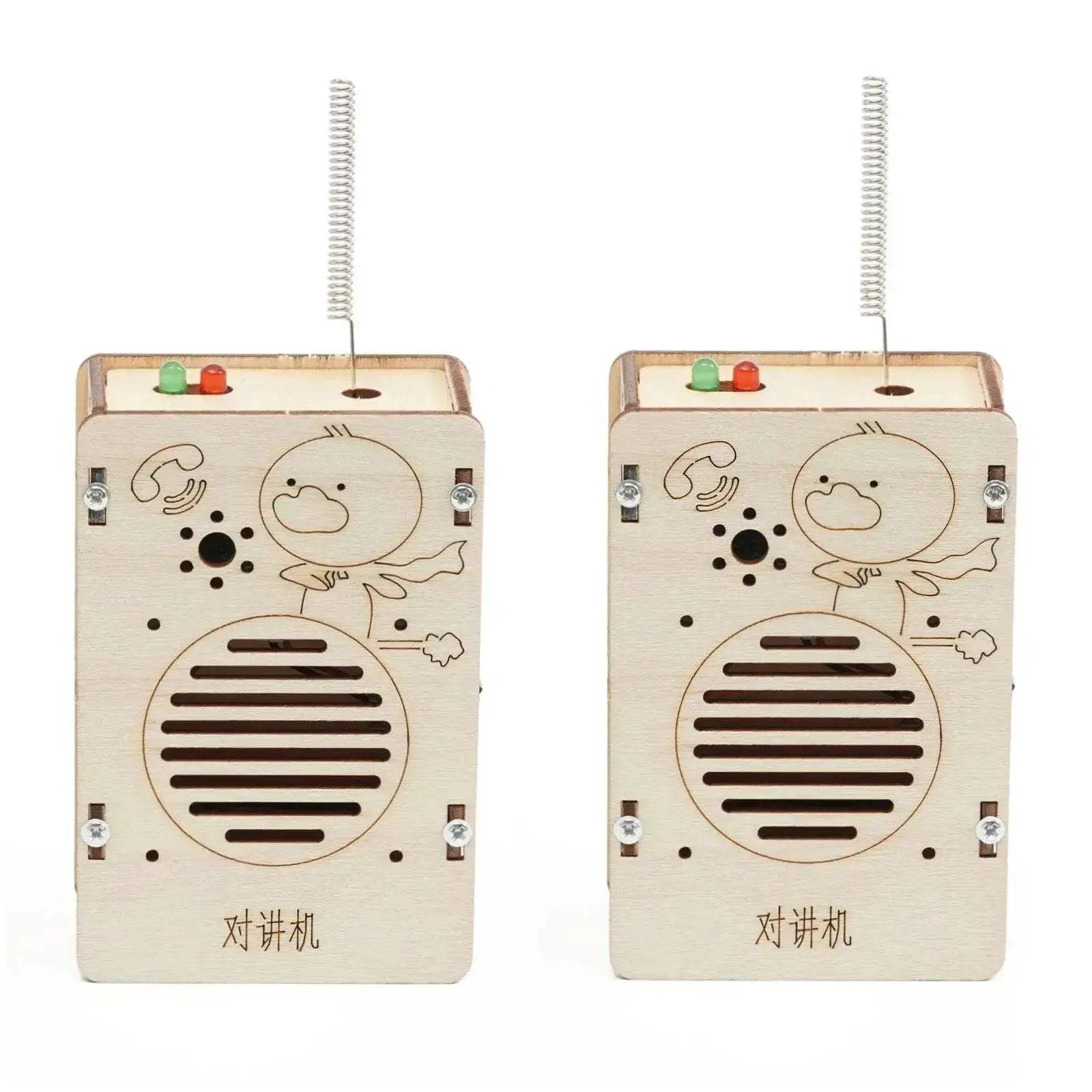 DIY Wireless Walkie-talkie Model Science Toys for Kids Physics Experimental Tool Kit Children Educational Toys School Supply - ToylandEU
