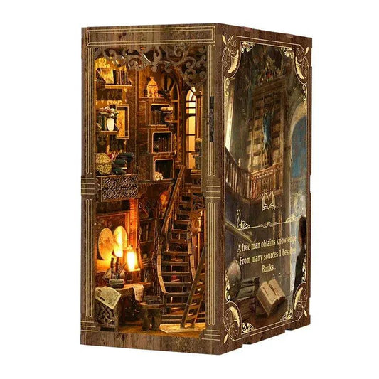  DIY Wooden Book Nook Insert Kit for Dollhouses Classic -  ToylandEU™