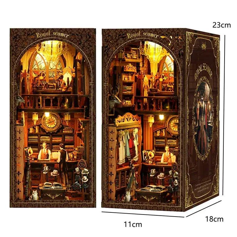  DIY Wooden Book Nook Insert Kit for Dollhouses Classic -  ToylandEU™
