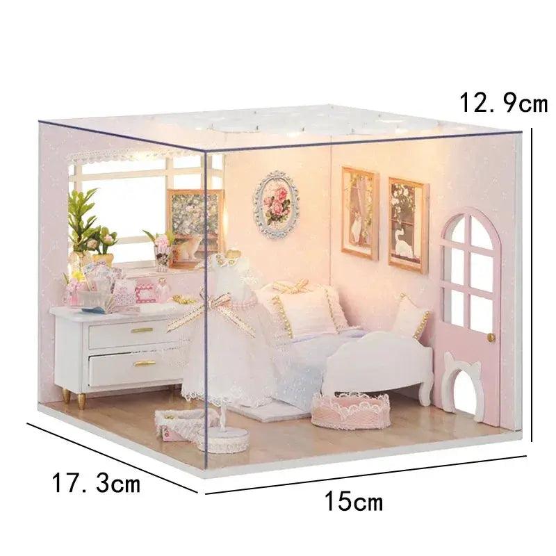  DIY Wooden Dollhouse Coffee Shop Kit For Kids Gift Idea -  ToylandEU™