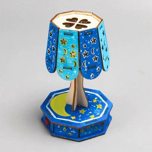  DIY Wooden Lamp Kit Build Your Colorful 3D Puzzle Light -  ToylandEU™