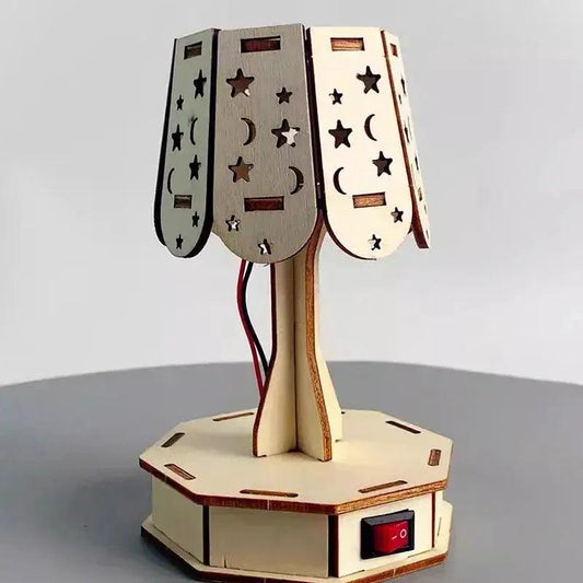  DIY Wooden Lamp Kit Build Your Colorful 3D Puzzle Light -  ToylandEU™