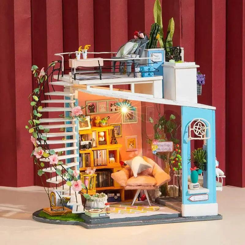  DIY Wooden Miniature Dollhouse 1:24 Model Kit -  ToylandEU™