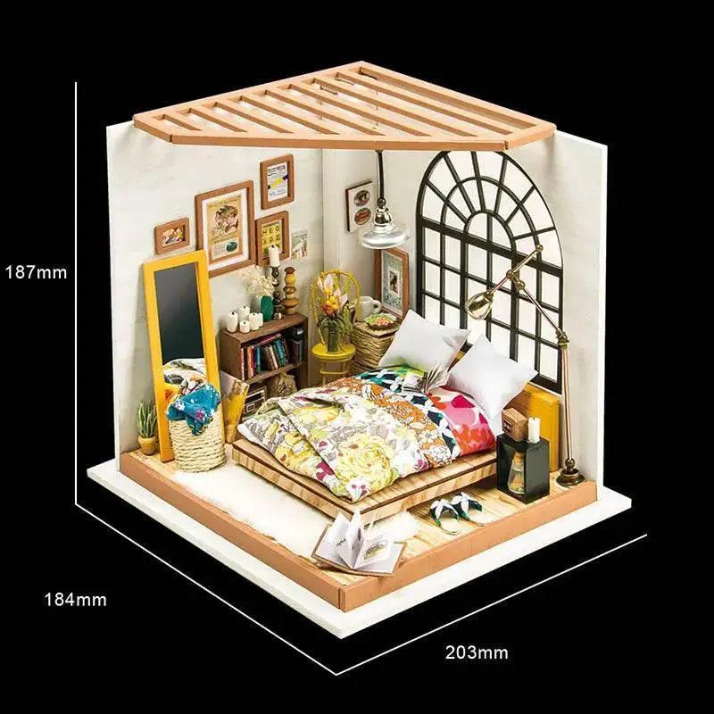  DIY Wooden Miniature Dollhouse 1:24 Model Kit -  ToylandEU™