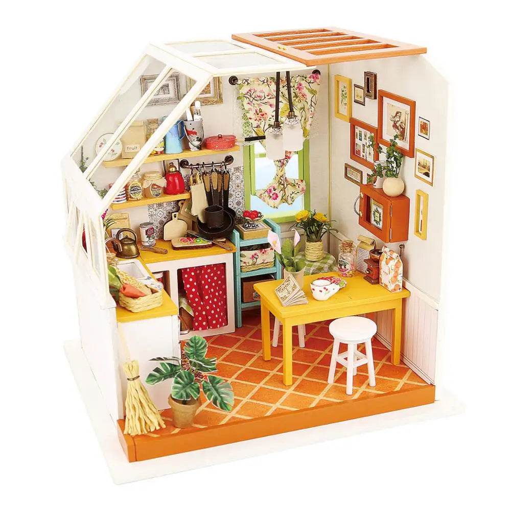 DIY Wooden Miniature Dollhouse 1:24 Model Kit - ToylandEU