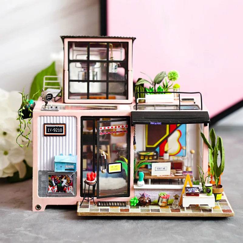 DIY Wooden Miniature Dollhouse 1:24 Model Kit - ToylandEU