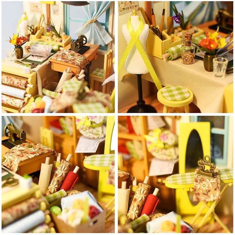 DIY Wooden Miniature Dollhouse 1:24 Model Kit - ToylandEU