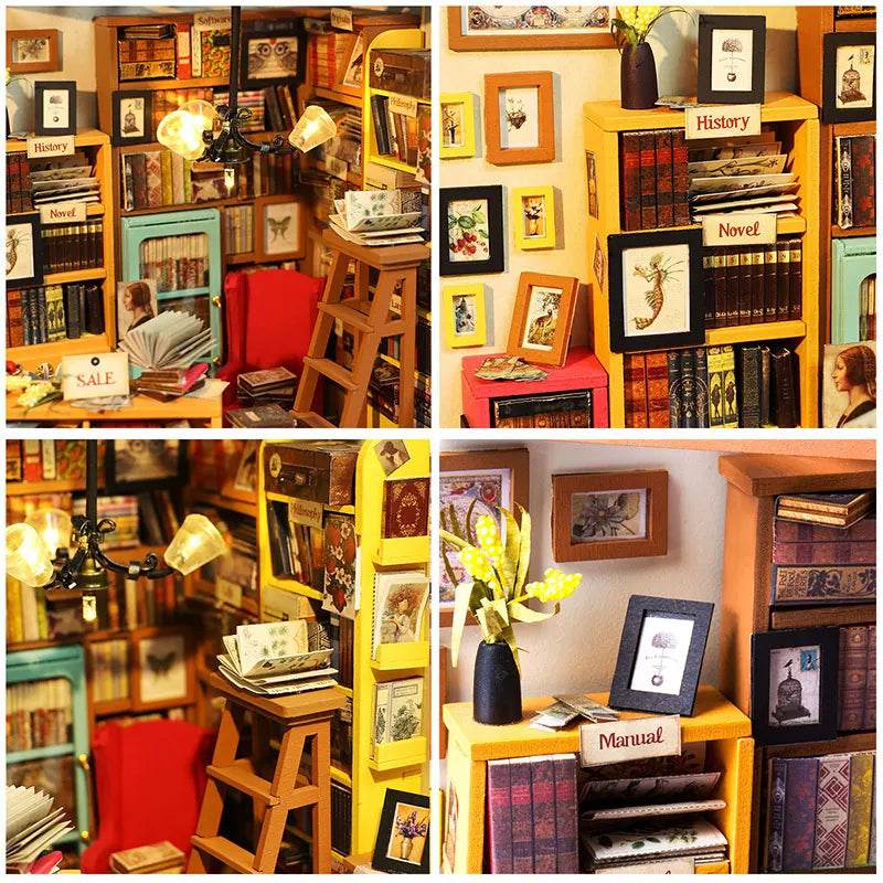 DIY Wooden Miniature Dollhouse 1:24 Model Kit - ToylandEU