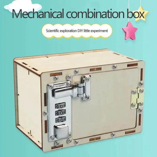  DIY Wooden Password Box for Kids Assembling Code Box Science School Projects Experiment Kits Science Toys STEM Educational Toys -  ToylandEU™