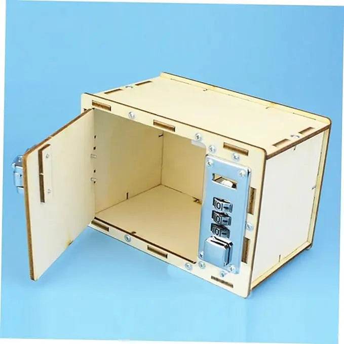DIY Wooden Password Box for Kids Assembling Code Box Science School Projects Experiment Kits Science Toys STEM Educational Toys - ToylandEU
