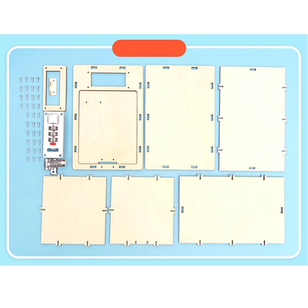 DIY Wooden Password Box for Kids Assembling Code Box Science School Projects Experiment Kits Science Toys STEM Educational Toys - ToylandEU