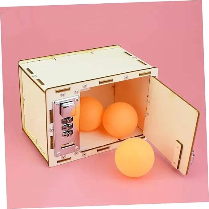 DIY Wooden Password Box for Kids Assembling Code Box Science School Projects Experiment Kits Science Toys STEM Educational Toys - ToylandEU