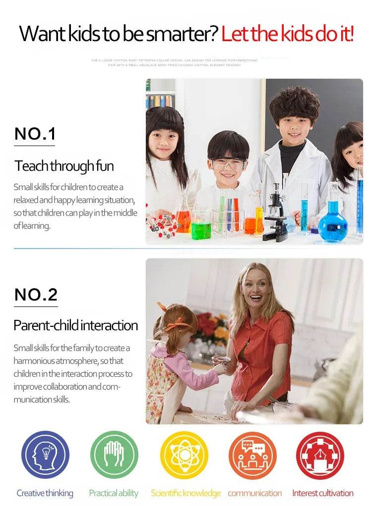 DIY Wooden Password Box for Kids Assembling Code Box Science School Projects Experiment Kits Science Toys STEM Educational Toys - ToylandEU