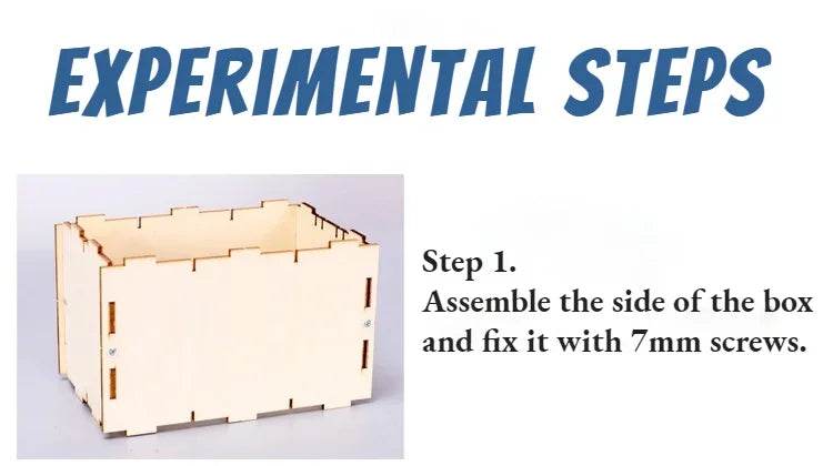 DIY Wooden Password Box for Kids Assembling Code Box Science School Projects Experiment Kits Science Toys STEM Educational Toys - ToylandEU