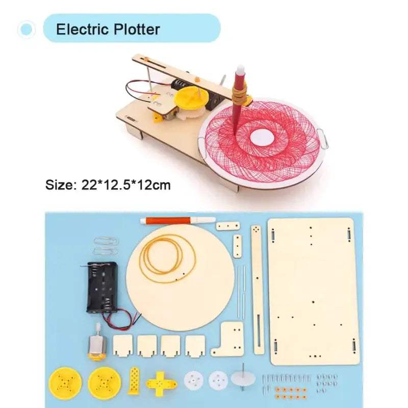 DIY Wooden Plotter Drawing Robot Kit For STEM Learning - ToylandEU