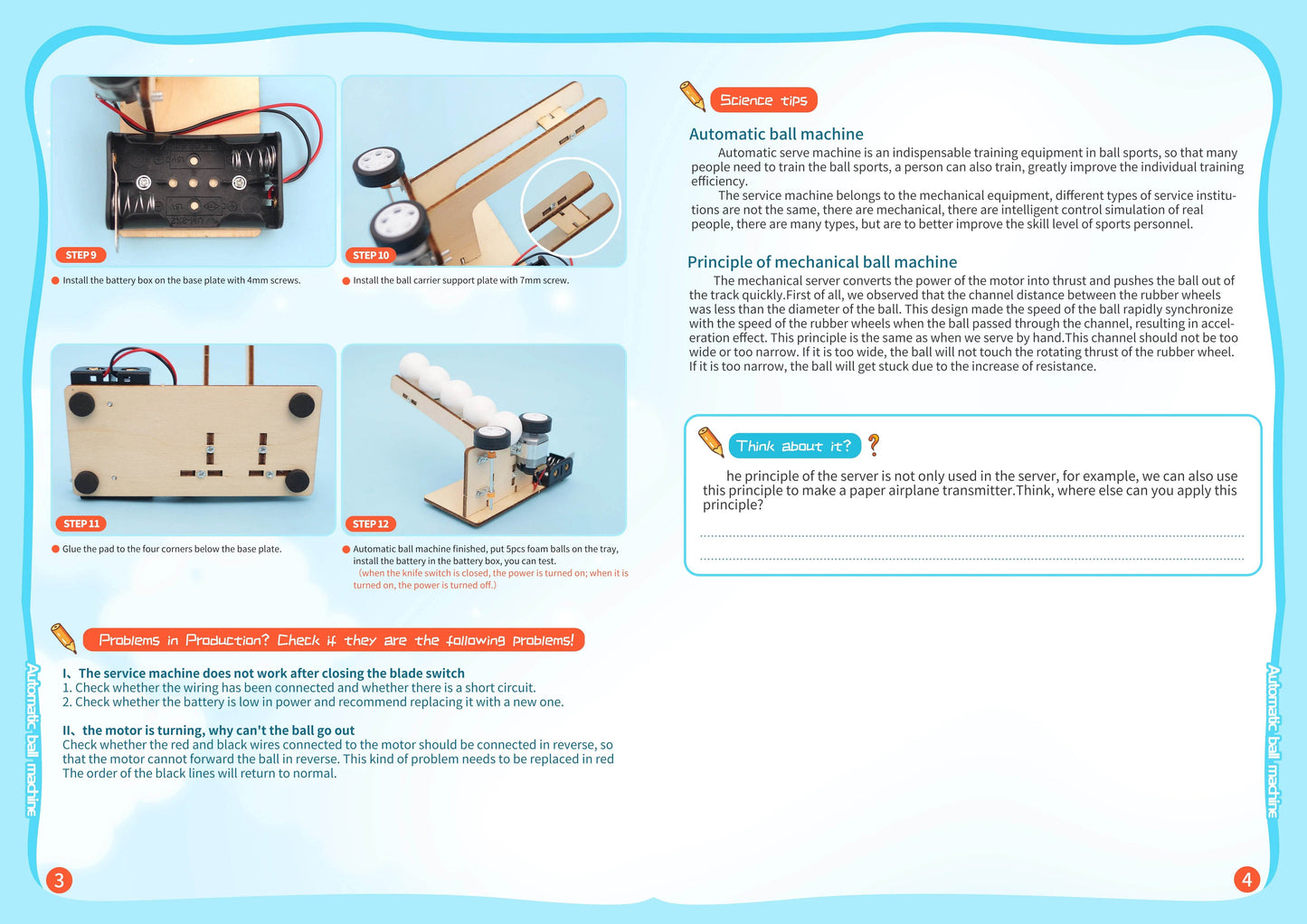 DIY Wooden Puzzle Pitching Machine STEM Toys Technologia Science Experimental Tool Kit Learning Education Games for Kids - ToylandEU