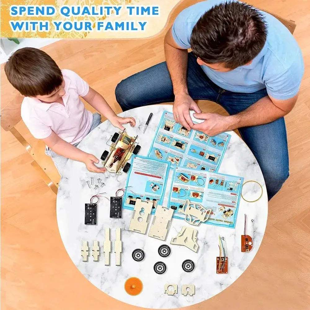 DIY Wooden RC Car Kit For STEM Education And Creativity - ToylandEU