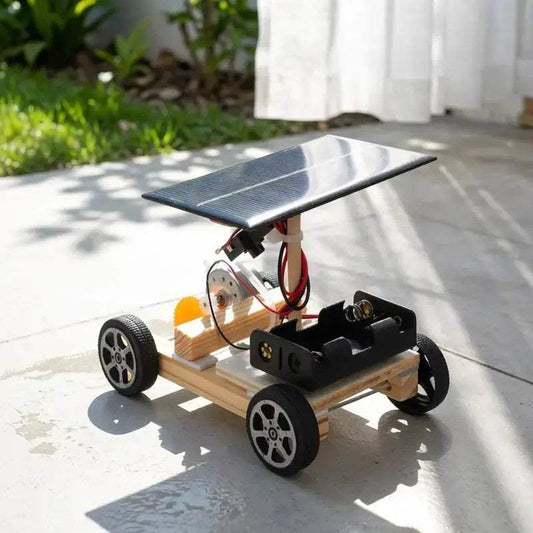  DIY Solar Car Kit For Kids Wooden STEM Learning -  ToylandEU™
