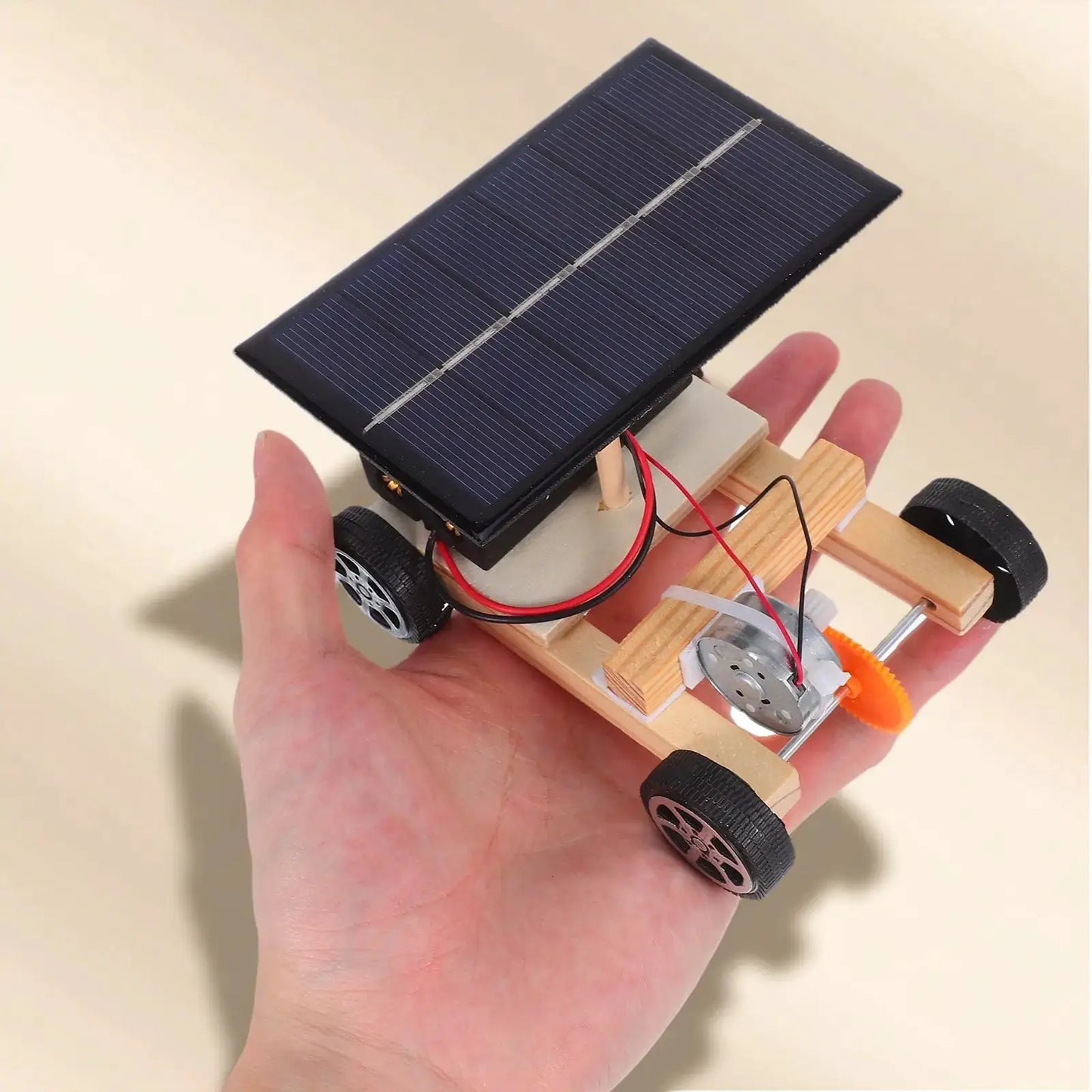 DIY Wooden Solar Car Kit For Kids STEM Learning Experience - ToylandEU