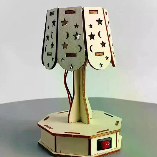  DIY Wooden Table Lamp Kit For Kids STEM Puzzle -  ToylandEU™