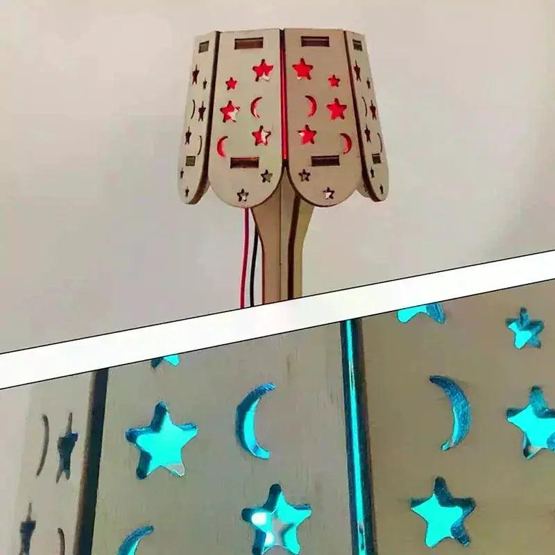  DIY Wooden Table Lamp Kit For Kids STEM Puzzle -  ToylandEU™