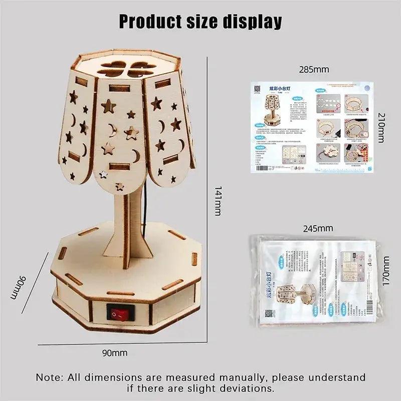  DIY Wooden Table Lamp Kit for Science Projects Stem -  ToylandEU™