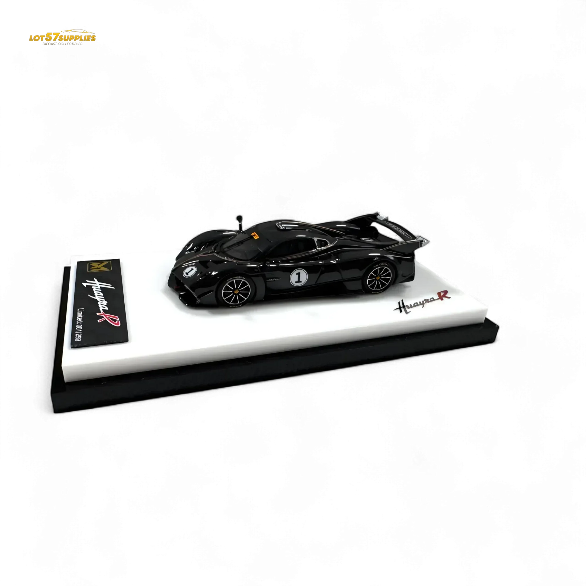 DMY Pagani Huayra R - Black Carbon 1/64 - ToylandEU