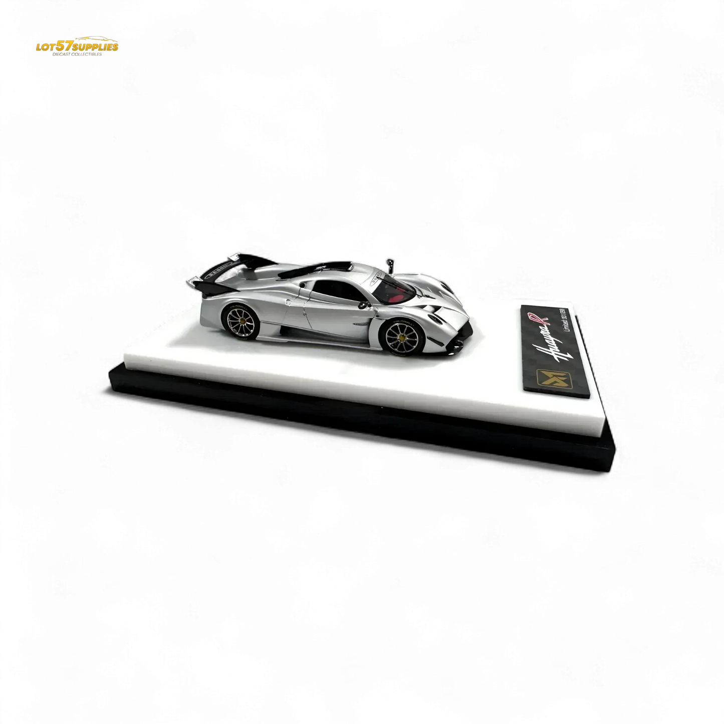 DMY Pagani Huayra R - Matte Silver 1/64 - ToylandEU