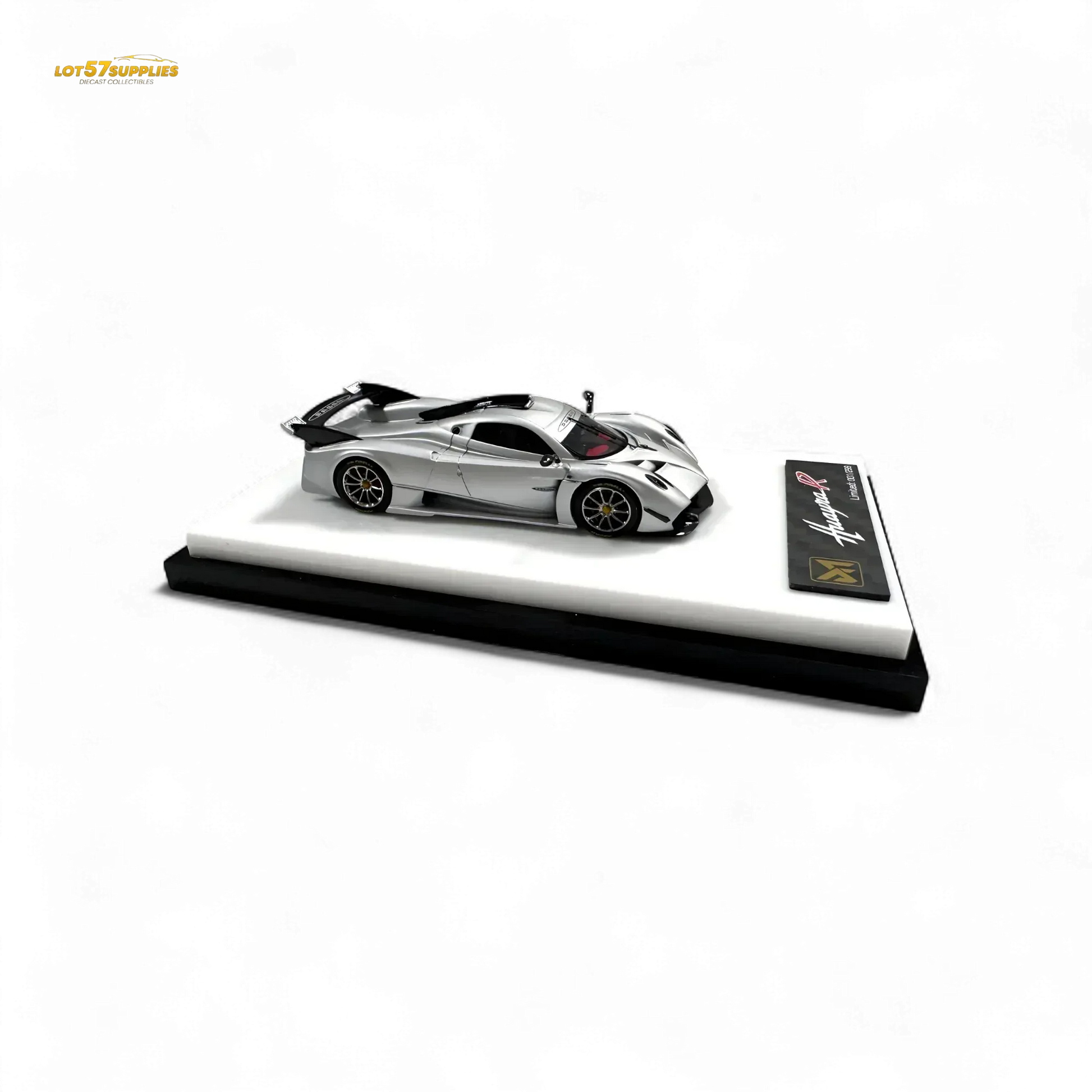 DMY Pagani Huayra R - Matte Silver 1/64 - ToylandEU